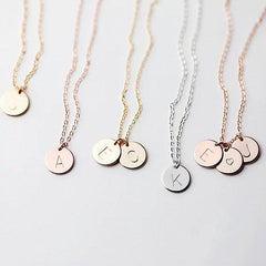 Initials Name Necklace and Bracelet Pendant
